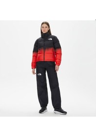 Resim The North Face W 96 Nuptse Dıp Dye Jacket Kadın Ceket Nf0a84qyoor1 Siyah - Kırmızı 