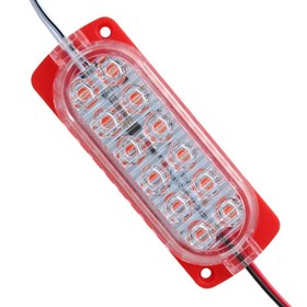 Resim PARLAK YANIP SONEN KIRMIZI MODUL LED 2835 24 VOLT 1.2 WATT POWERMASTER 
