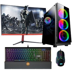 Resim Tx926 i5 3470 16 GB RAM 256 GB SSD 4 GB GTX750ti Ekran Kartı 23.6'' Curved Masaüstü Oyun Bilgisayarı 