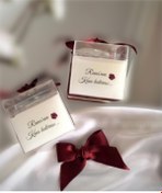 Resim Atölye Düş Düğün Nikah Kına Nişan Hediyeliği Kutulu Mum 25'li Paket 