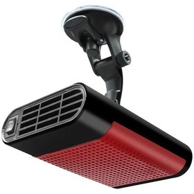 Resim Suntek 12 V Kaloriferi Fan Buğu Çözücü Buz Çözücü Siyah Kırmızı 