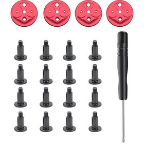 Resim Leezsing Djı Mini 2 Uçak Motor Koruması Alüminyum Çelik Vidalı Set - Gövde Kirpintisini Önleyen Eklenti 