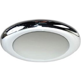 Resim Tavan Lambası Ufo Slim ABS Gövdeli Kromaj Büyük Beyaz 12/24V 