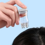 Resim 1pc Saç Uygulama Fırçası Saç Derisi Yağı Uygulama Topu Kök Fırçası Uygulama Şişesi Saç Derisi Masajı Saç Büyüme 