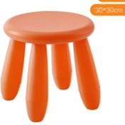 Resim Renkli Çocuk Dışkı, Anaokulu, Kreş Ve Ev Çocuklar İçin Yuvarlak Çok Renkli 