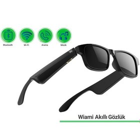 Resim Wiami Akıllı Güneş Gözlüğü Siyah 
