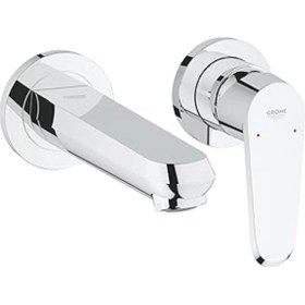 Resim Grohe Eurodisc Cosmopolitan Iki Delikli Duvardan Lavabo Bataryası - 19573002 Krom 