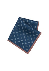 Resim AC&Co / Altınyıldız Classics Altınyıldız Classics Erkek Lacivert Desenli Lacivert Klasik Mendil 4A2922200018Lacstn Lacivert 