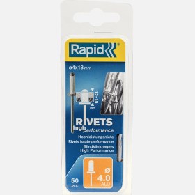 Resim Rapid Perçin 4X18 mm Alu Matkap Ucu 50 Adet 