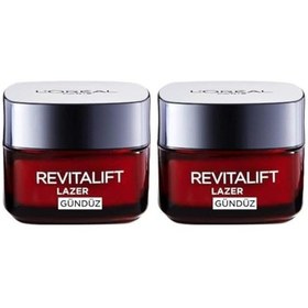 Resim L'oréal Parıs Revitalift Lazer X3 Yoğun Yaşlanma Karşıtı Gündüz Bakım Kremi 50 Ml 2 Paketi 