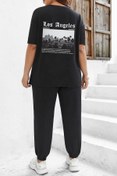 Resim uyguntarz Unisex Los Angles Baskılı 2'li Eşofman Takımı 