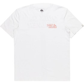 Resim Quiksilver Erkek Tişört Shadow Knock Beyaz Günlük Giyim 