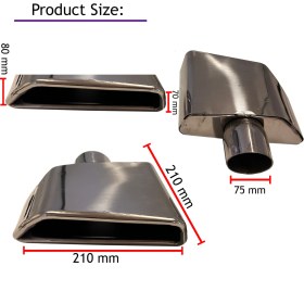 Resim Bmw G30 5 Serisi (2017-2023)PASLANMAZ Çelik Egzoz Ucu Seti–sağ&sol Krom Kaplama Kaynak Montajlı 