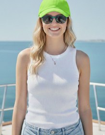 Resim Ritagarcia Unisex Ayarlanabilir Fıstık Yeşil Spor Basic Şapka 