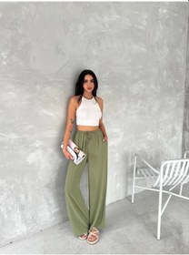 Resim Ayrobin Oversize Pantalon - Mint Yeşili 