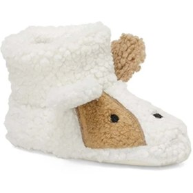 Resim Polaris Pofa Ortopedik Çocuk Panduf Ev Botu BEYAZ 