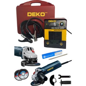 Resim Deko Dkt201ht Çift Kartlı Ultrasuper Invertör Kaynak Makinesi 201 Amper + Taşlama Hediyeli 2 Yıl Garanti 