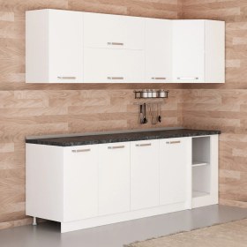 Resim Minar 240CM Köşe Mutfak Dolabı - Beyaz K240-B2 