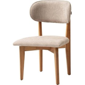 Resim Meşe Mobilgen Nergis Sandalye Naturel 