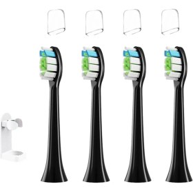 Resim 4 Phılıps Için Yedek Füca Kapları HX6064 HX6930 HX6730 Sonik Elektrikli Diş Fırçası Vakum Siyah Elmas Parlak (Yurt Dışından) 