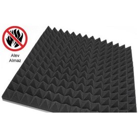Resim Türkeli Ses Yalıtım Akustik Piramit Süngeri 40 MM 100 x 100 CM Bantlı 