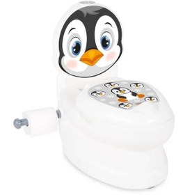 Resim FeyzaDesign Sesli ve Işıklı Eğitici Penguen Klozet Lazımlık Seti 