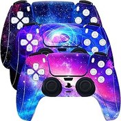 Resim Oiokew Ps5 Denetleyicisi için Cilt, PlayStation 5Controller için 3 adet Tüm Vücut Vinil Çıkartma Kapak Çıkartması (PS5 Denetleyici #6) 