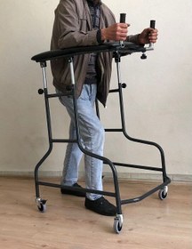 Resim Alüminyum denge destekli yürüteç 