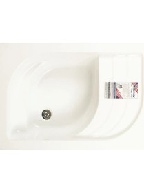 Resim Baytown Oturmalı Mini Dikdörtgen Küvet 105x70, H43 (Gövde + Metal Ayak + Ön Panel) 