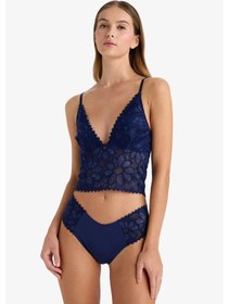 Resim Defacto Dantel Detaylı Micro 2li Hipster Külot Fall İn Love F2122ax25aunv247 Lacivert 