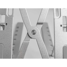 Resim Taşınabilir Metal Laptop Stant, Tüm Dizüstü Bilgisayarlarla Uyumlu 