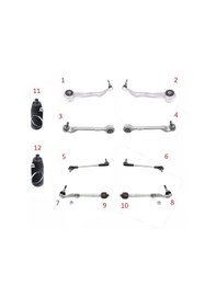 Resim Bmw 4 Serisi F32 Ön Takım Komple 12 Parça - 31126855741 