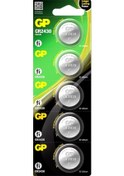 Resim Gp Cr2430 3 Volt Lityum Pil Gpcr2430-2cpu5 Gppbl2430054 5li Paket 