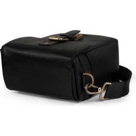 Resim Megagear Suni Deri Fotoğraf Makinesi Omuz Çantası - Siyah 