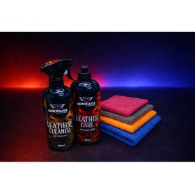Resim Quickwax 3lü Set Deri Temizleyici + Deri Bakım Ürünü + Mikrofiber Uygulama Bezi 