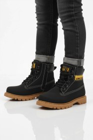 Resim Conteyner Siyah Nubuk Erkek Çocuk Worker Bot Çok Renkli 