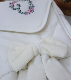 Resim Tomuycuk Kız Bebek Kundağı Unisex Bebek Dış Kundak Battaniyesi Hastane Çıkışı Kundak Battaniye Hediyelik 