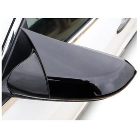Resim Golf 6 Yarasa Ayna Kapağı Batman Ayna 08-12 Arası Parlak Siyah 