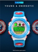 Resim Yingfu Erkek Kız Çocuklar İçin Skmeı 1451 Çocuk Saati Dijital Spor Kol Saati, 50m Su Geçirmez, Renkli El Işık/alarm/kronomet Çok Renkli 