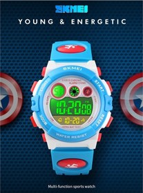 Resim Yingfu Erkek Kız Çocuklar İçin Skmeı 1451 Çocuk Saati Dijital Spor Kol Saati, 50m Su Geçirmez, Renkli El Işık/alarm/kronomet Çok Renkli 