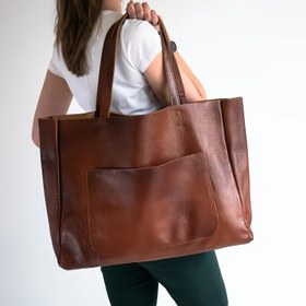 Resim Kadınlar için Vintage Tote Çanta - Sabit Askılı Büyük Kapasiteli Açık Üst Omuz Çantası, Günlük Kullanım ve Profesyonel Ortamlar İçin Minimalist Siyah El Çantası 