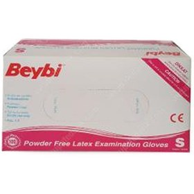 Resim Beybi Latex Muayene Eldiveni Pudrasız Small 100'Lü Paket 