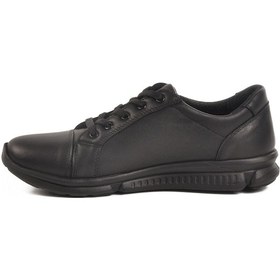 Resim Siyah Hakiki Deri Anatomik Kadın Casual Ayakkabı 630 Z Siyah 