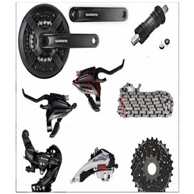 Resim Shimano Tourney Grupset (3.7) Çok Renkli 