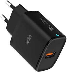 Resim LinkTech C304 18W QC3.0 USB Şarj Adaptörü Siyah 