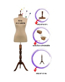 Resim 38 Beden Full Iğne Batabilen Terzi Mankeni Prova Mankeni Vitrin Mankeni 