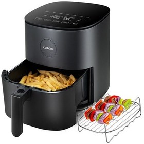 Resim Cosori Pro 4.7 LT Hazır Programlı 1500W Kompakt Dokunmatik Panelli Yağsız Airfryer Fritöz 