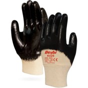 Resim Beybi KN25 Yüksek Performanslı 3/4 Nitril Kaplı Pamuk Eldiven 9b 