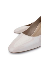 Resim Tamer Tanca Kadın Vegan Bej Rugan Topuklu Ayakkabı 1073 01 Bn Ayk Sk24-25 Bej Rgn Bej Rugan 