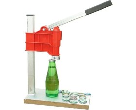Resim Şişe Kapatma Aleti Kapak Kapatıcı 500 Adet Hediye Soda Gazoz Kapağı Kapama Makinası 